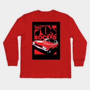 The 70s Rocked - Ford Capri Kids Long Sleeve T-Shirt